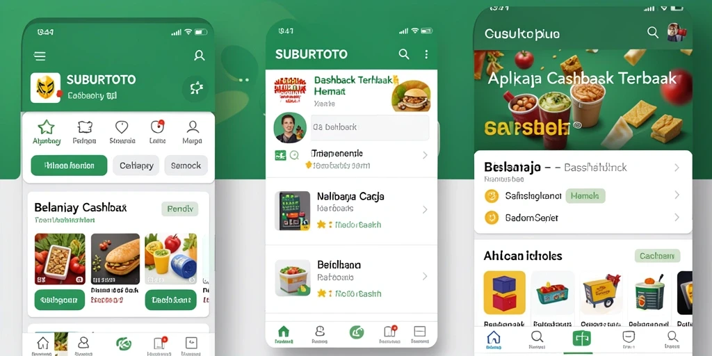 Tampilan antarmuka SUBURTOTO yang ramah pengguna untuk Cashback.